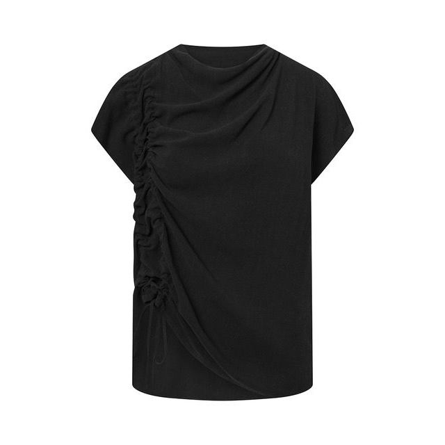 Rayon wrinkle top 21640