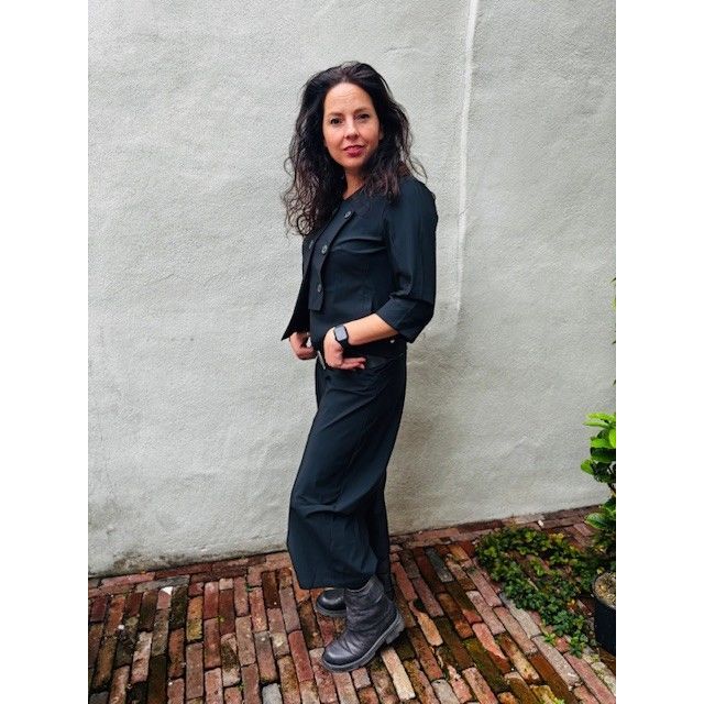 pleated wide leg trousers 21835