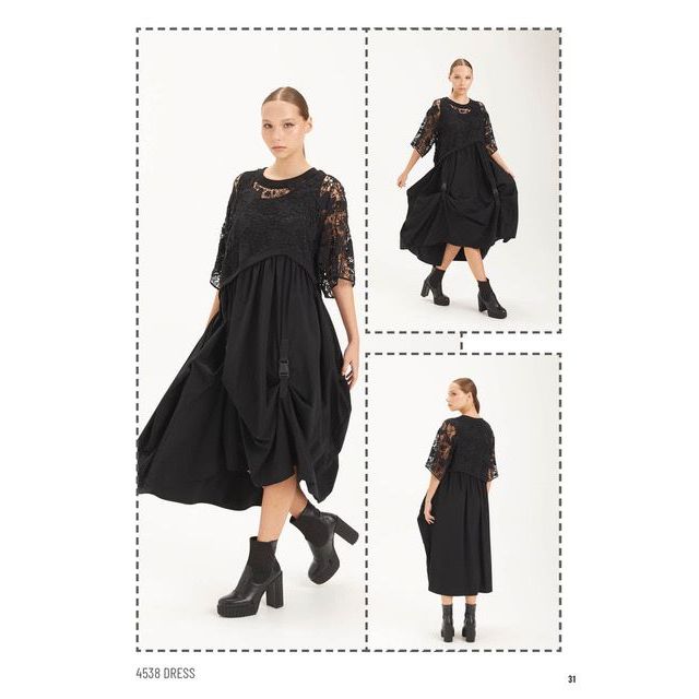 4538 dress black