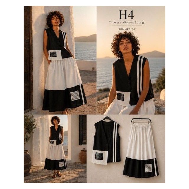 Rok N2082 Wit
