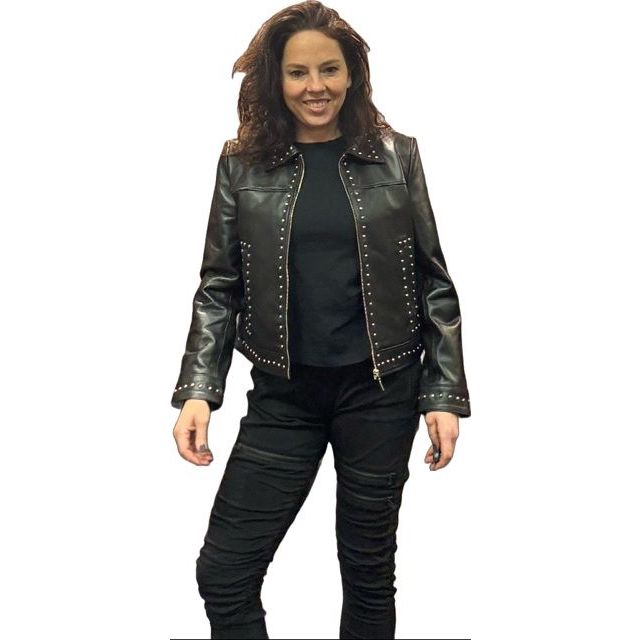 Sorelle lam zwart brushed