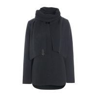 Blouse w/scarf black