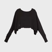 Wideshortshort sweater 2102 black-*