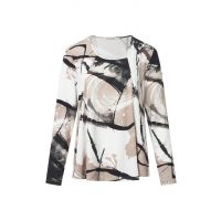 Abstract brush print -21761 Top A Line print