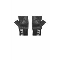 ribbed gloves faux leather 21898