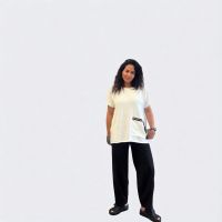 Woven pullover white 26185