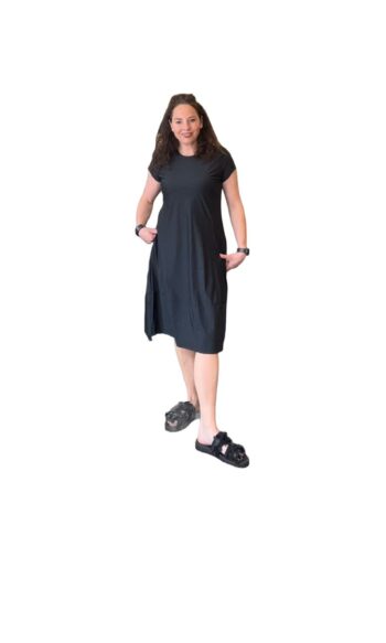 Knit dress 26141 black