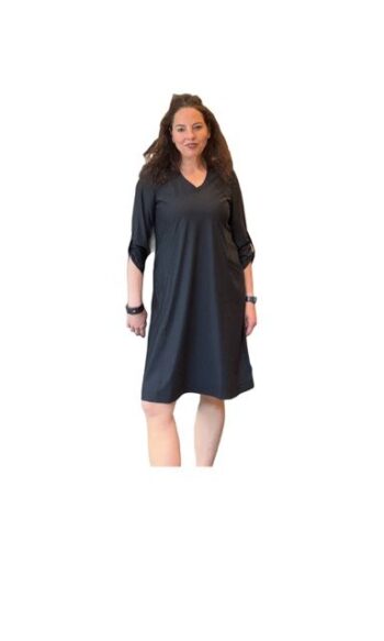 Knit dress 26142  black