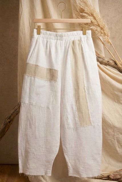 Harum pants N009 wit/beige