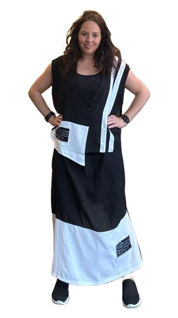 Rok N2082 Zwart