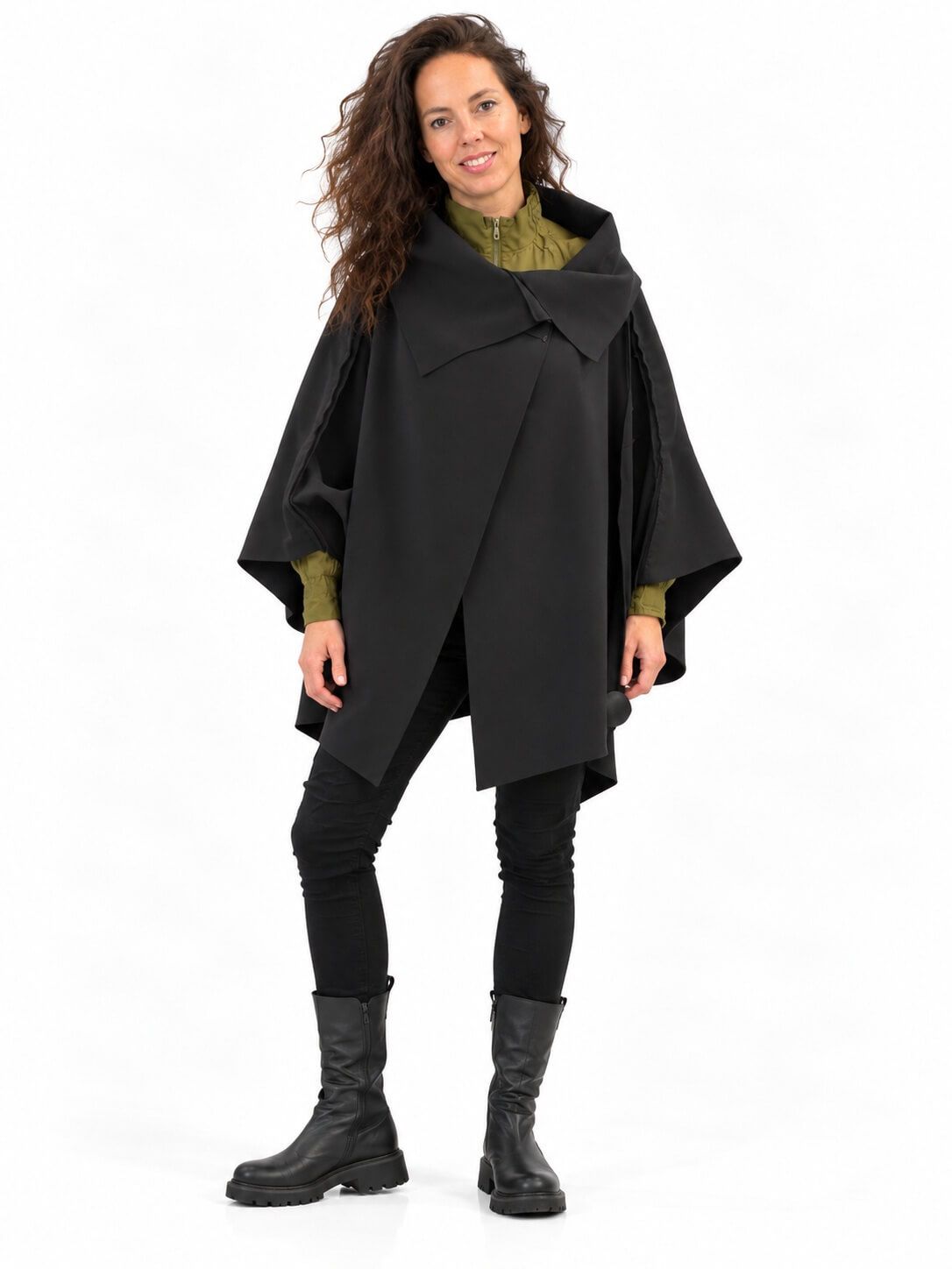Asymmetric coat 226468A