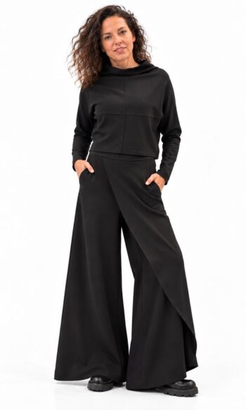 Trouser with panel 226124A