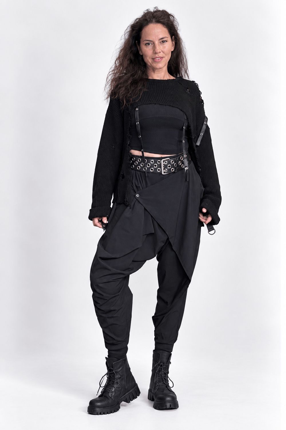 Women knitted sweat 6617