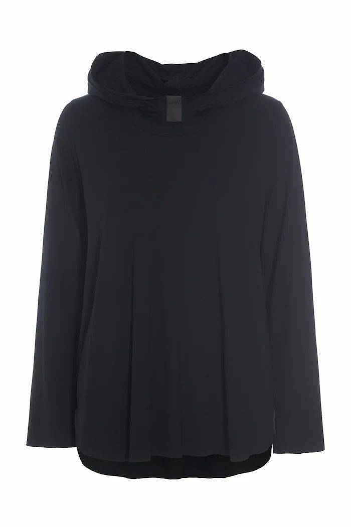 Hoodie blouse 96096 zwart